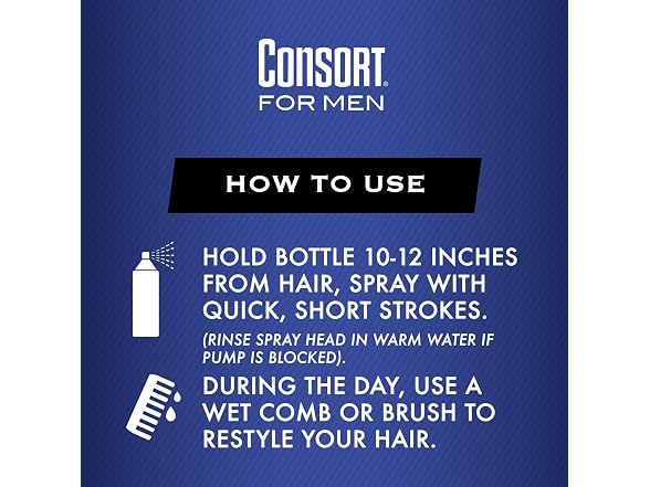 Consort Hair Spray 8 Ounce Unscented Extra Hold