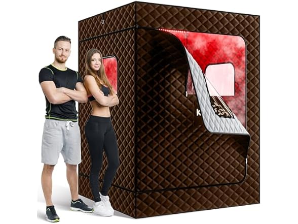 KASUE Portable Infrared Sauna Box for Home, 5-Layer Waterpro (Open Box)