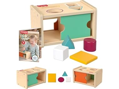 $19.89 Fisher-Price Wood Permanence Box dealfomo