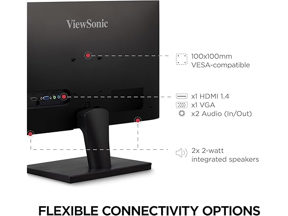 ViewSonic 24" FHD Monitor | VS2447M-S