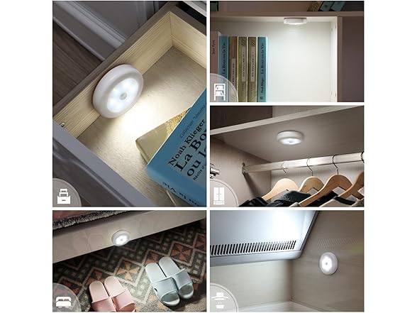AMIR Motion Sensor LED Lights 12-Pack