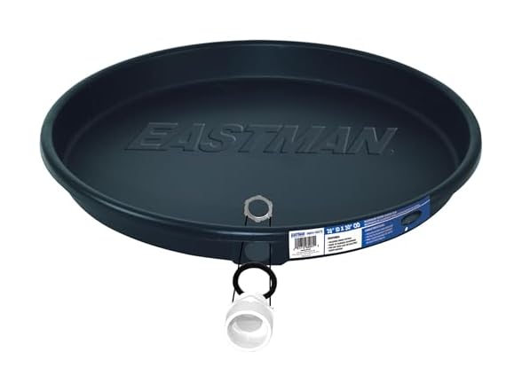 Eastman Water Heater Drain Pan with PVC
