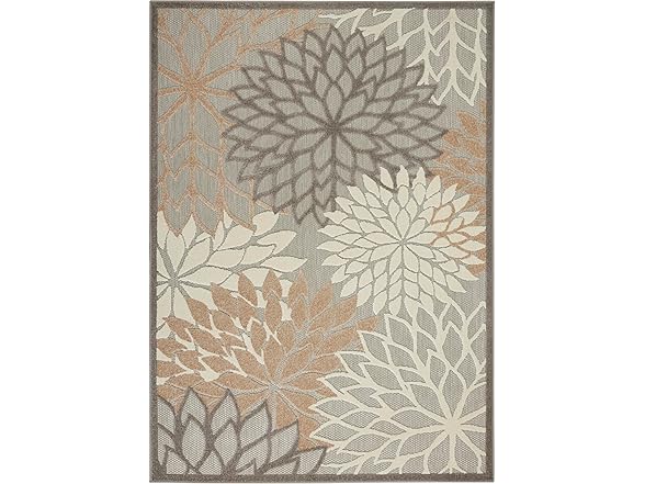 Nourison Home Aloha 6' x 9' Natural Outdoor Rug