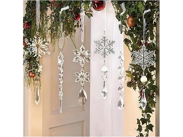 WHYLE 20Pcs Christmas Snowflake