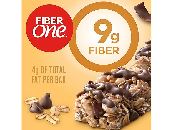15ct Fiber One Chewy Bars, Oats and Chocolate