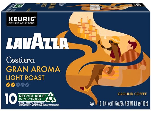 60Ct Lavazza Costiera Gran Aroma, Single-Serve K-Cups