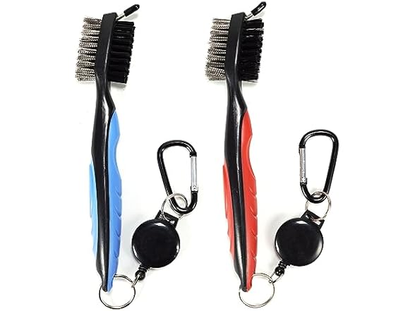 Walkpet Pack of 2 Golf Club Brush Groove