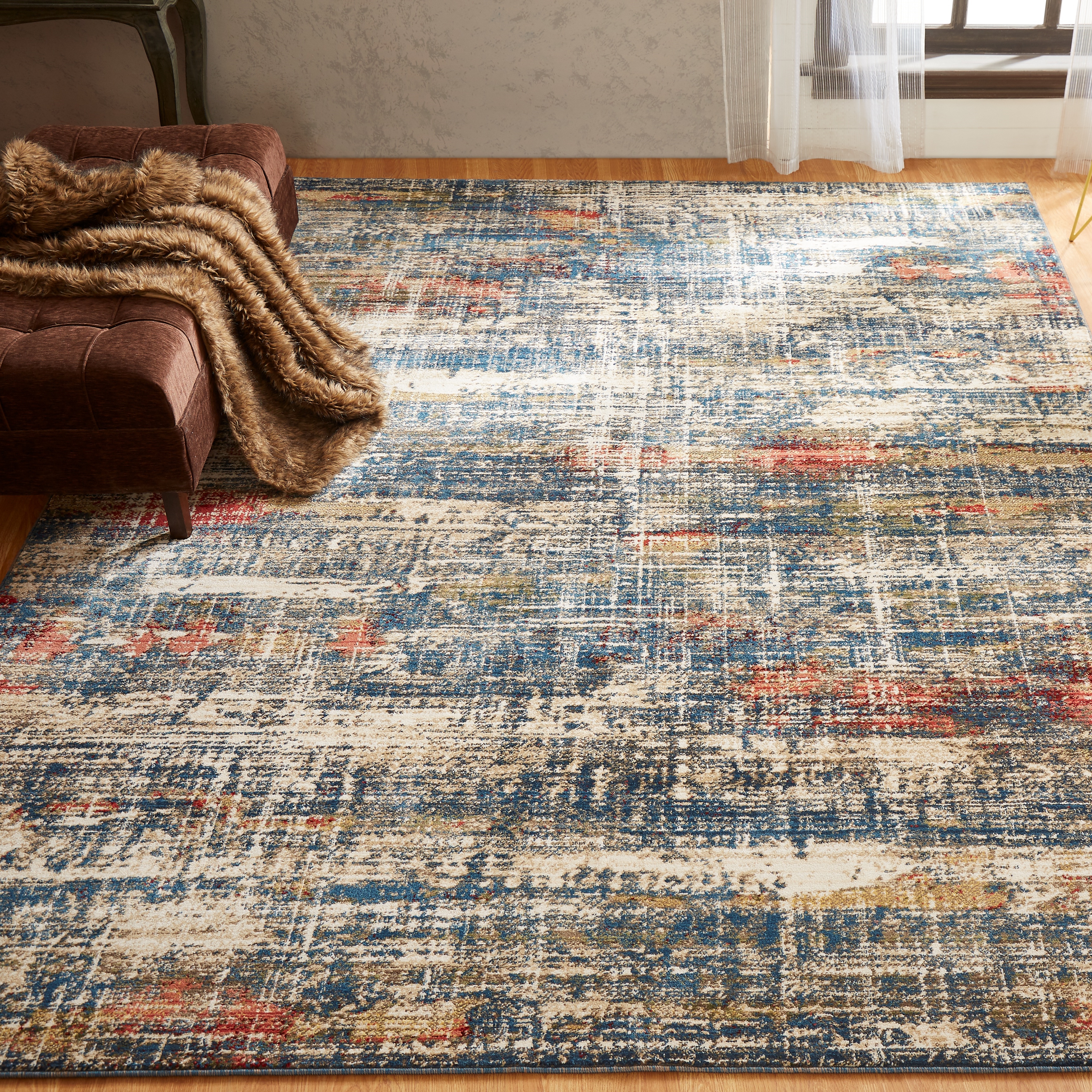 Theory Abstract Area Rug - Gallery 41
