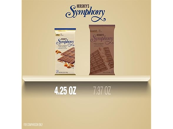 Hersheys Symphony Almond Toffee XL 12ct