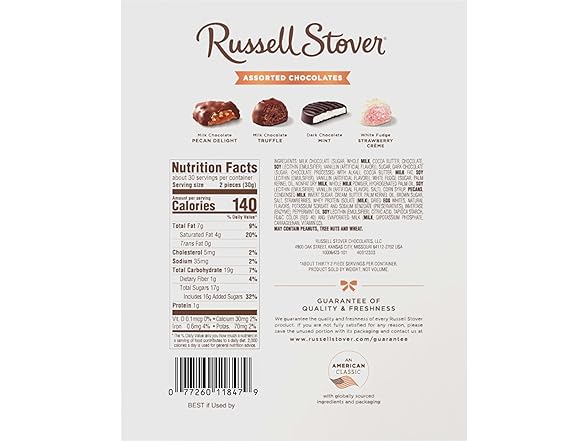 Russell Stover Milk Dark Choc Gift Box 3