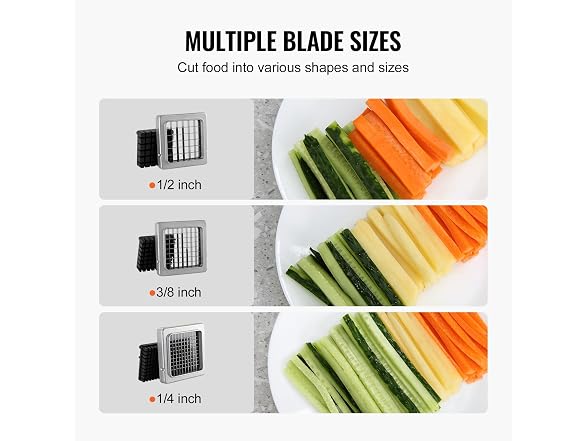 French Fry Cutter, Potato Slicer and3/8-Inch
