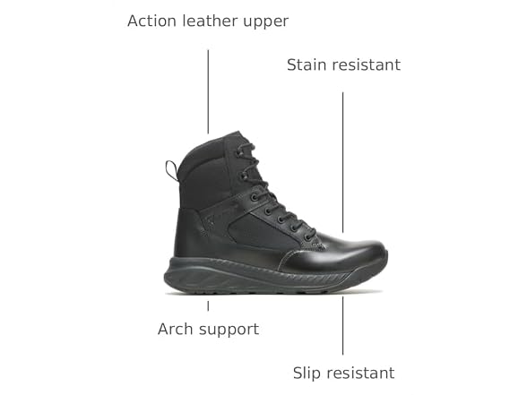 Bates Women's Opspeed Military and Tactical Boot, Black, 8.5 Wide