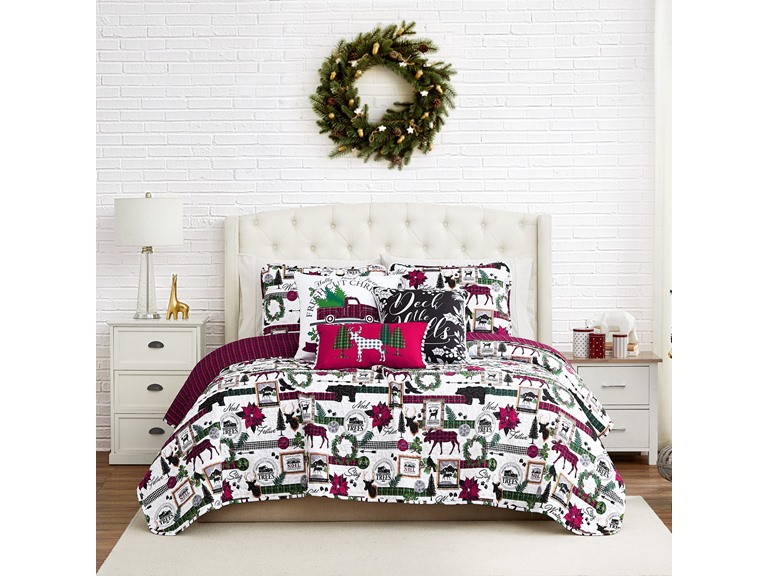 Southshore 6pc Christmas Quilt Set - Gallery 18