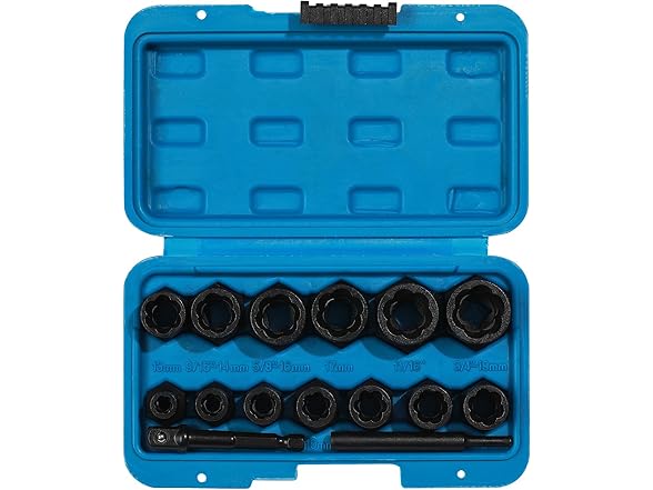 MIXPOWER MIXPOWER 13-Piece 3/8-inch Impact Bolt