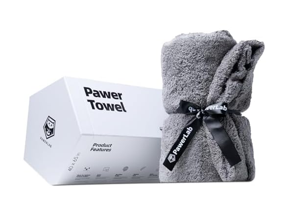 PAWERLAB Microfiber Cat & Dog Towel