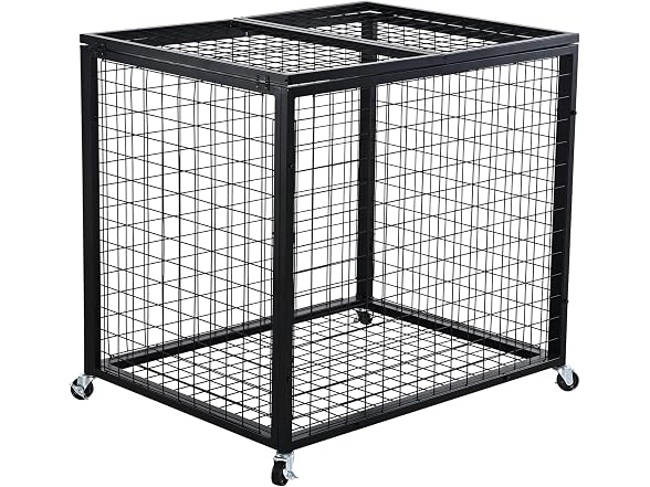 Rolling Sports Ball Storage Cart, Basketball