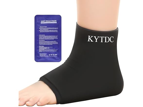KYTDC Ankle Ice Pack Wrap for Swelling