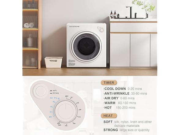 Elevon Portable Clothes Dryer 1350W