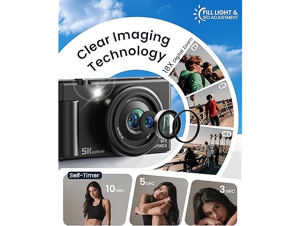 Jexylon 5K Digital Camera