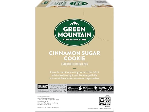 24ct Green Mountain Coffee Roasters Cinnamon Sugar