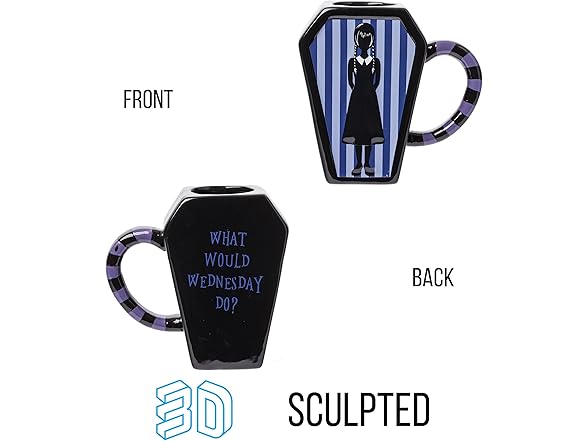 Silver Buffalo Wednesday Addams Ceramic Mug