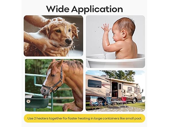 Ostutry Immersion Water Heater 1500W