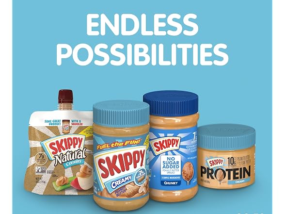 2PK SKIPPY Natural Peanut Butter Creamy Twin Pack, 40 Ounces