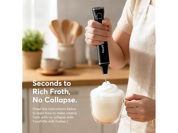 FoodVille Rechargeable Milk Frother