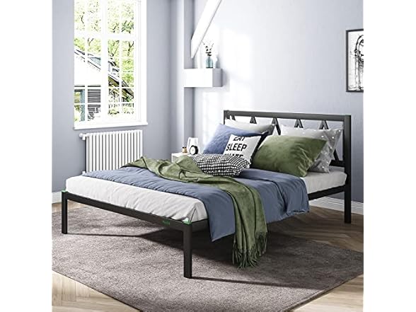 Novilla 14 Inch King Bed Frame with Head