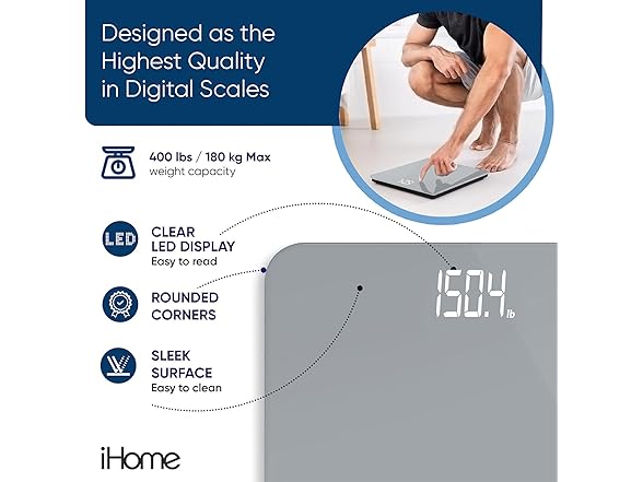 iHome Digital Scale 799296