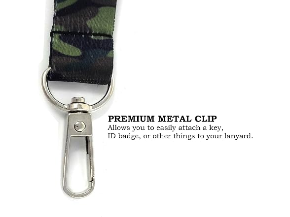 Vinylcation Camo Lanyard Keychain and