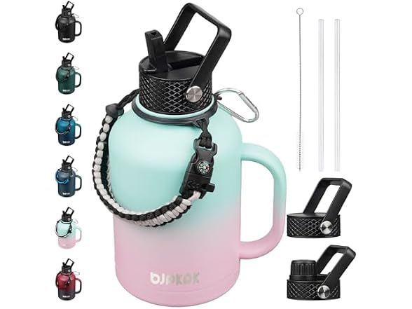 BJPKPK 50oz Insulated Water Bottle