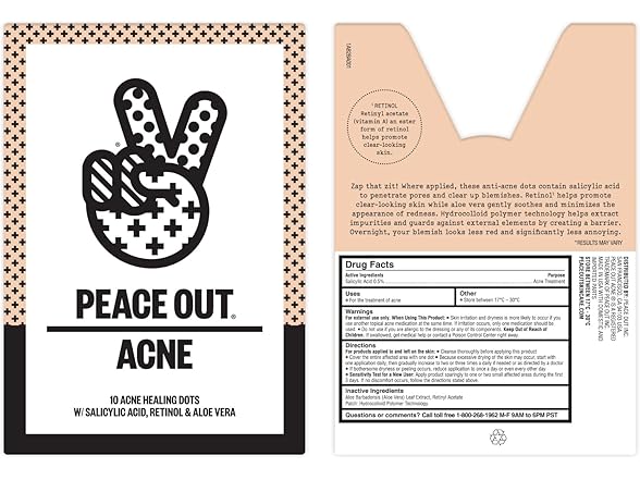 PEACE OUT Acne Healing Dots