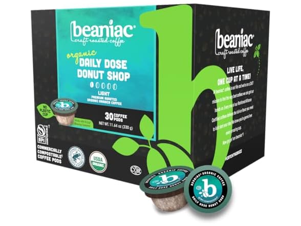 beaniac Donut Shop K-Cups, 30ct