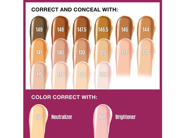 2Pk Maybelline Age Rewinde Foundation