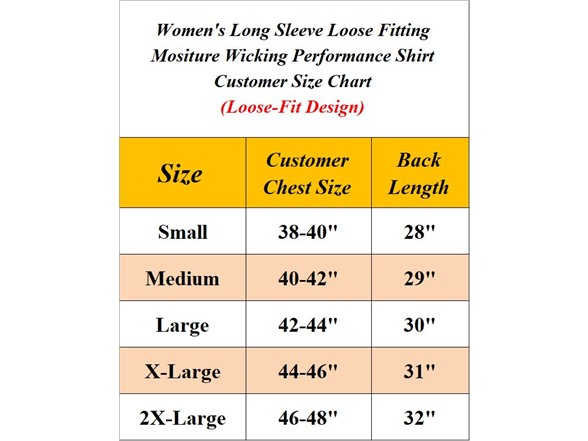 4Pk Womens L/S Performance T-Shirt