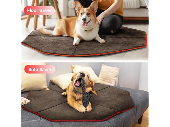 PETSFIT Dog Playpen Mat Waterproof Washable D
