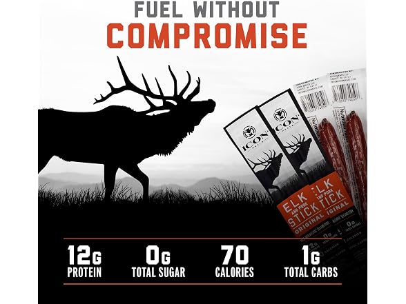 ICON Meats Elk & Pork Snack Sticks