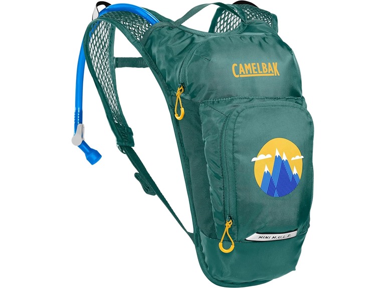 Camelbak M.U.L.E. Kids Hydration Kids Backpack Green/Mountains 50 oz