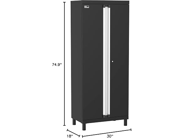 ClosetMaid ProGarage Tall Cabinet, Black - Gallery 16