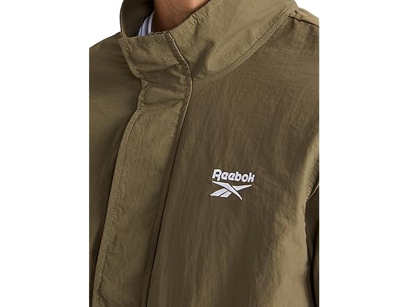 Reebok Men (M) Ri Utility Woven Jacket Army Green