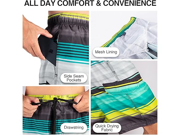 Kanu Surf Men's Echelon Swim (S)