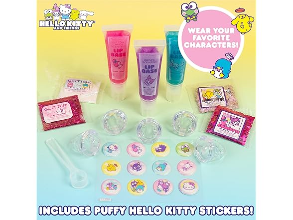 Horizon Group USA Sanrio Hello Kitty Lip Gloss Making Kit