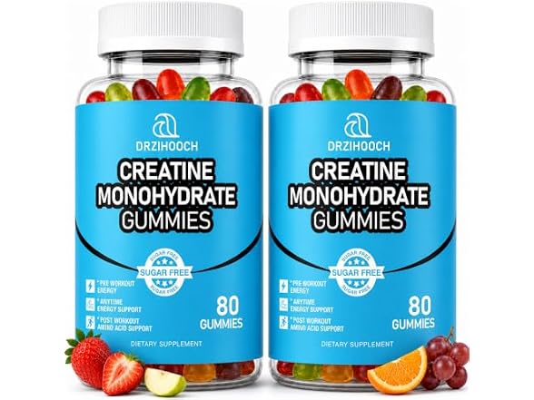 DRZIHOOCH Creatine Gummies, 2 Pack