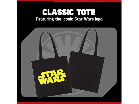 STAR WARS Tote Bag, Logo Travel Carryall 