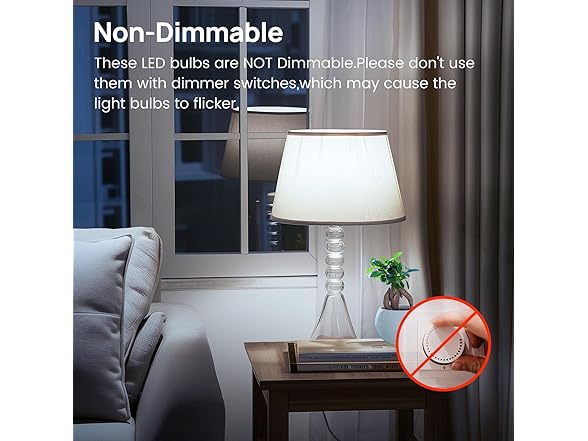 Consciot A19 LED Light Bulb,60W 24pk