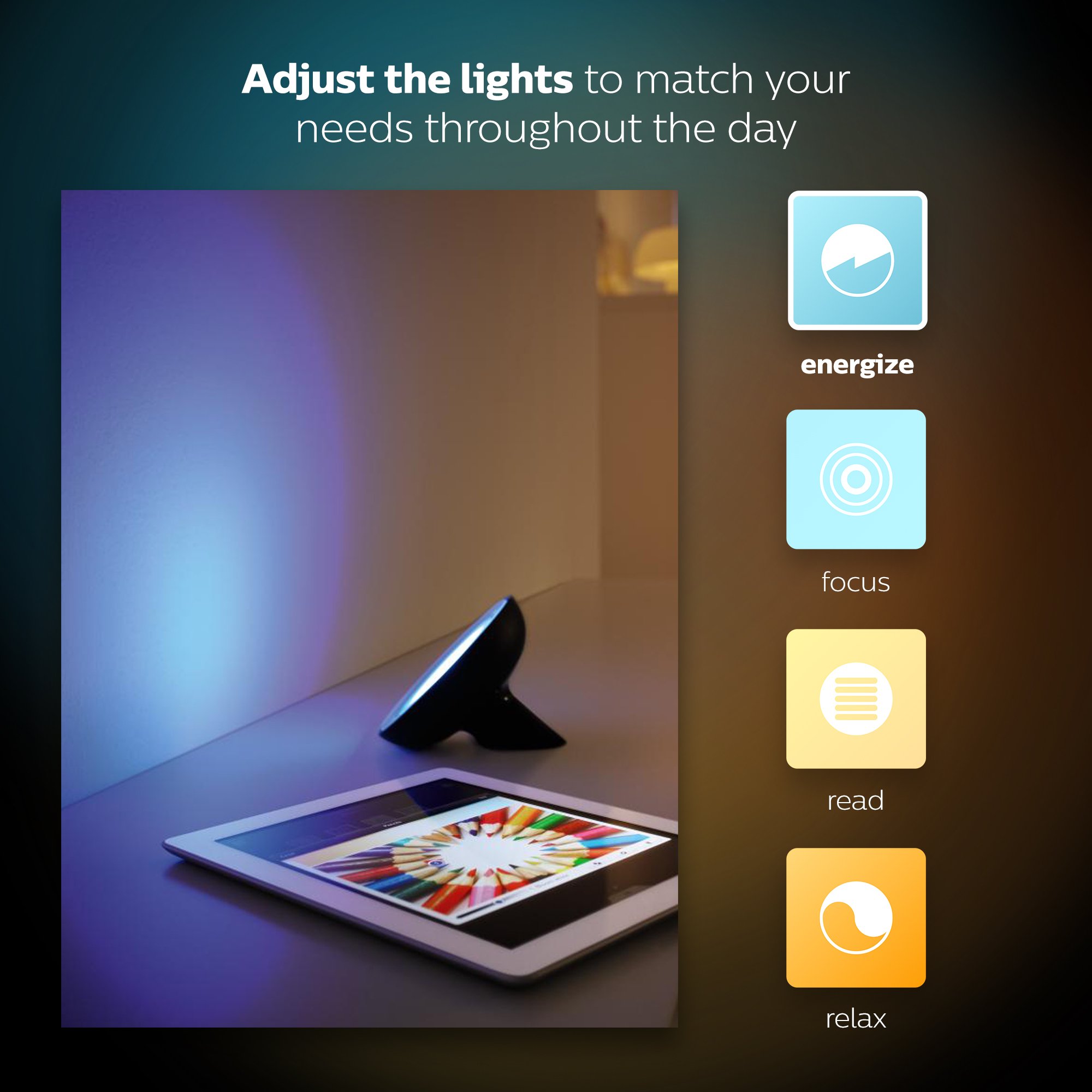 Philips Hue Bloom White/Color Smart Lamp - Gallery 28