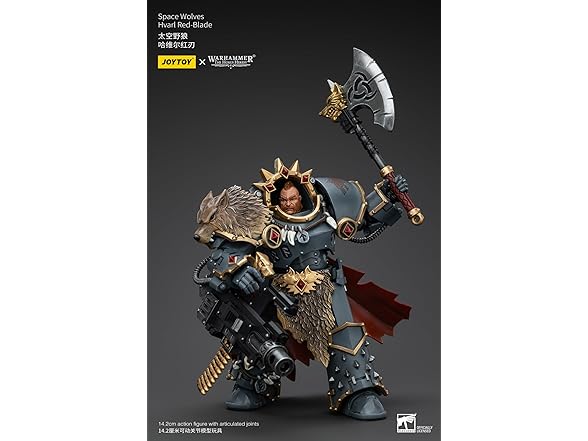 Space Wolves Hvarl Red-Blade Figure
