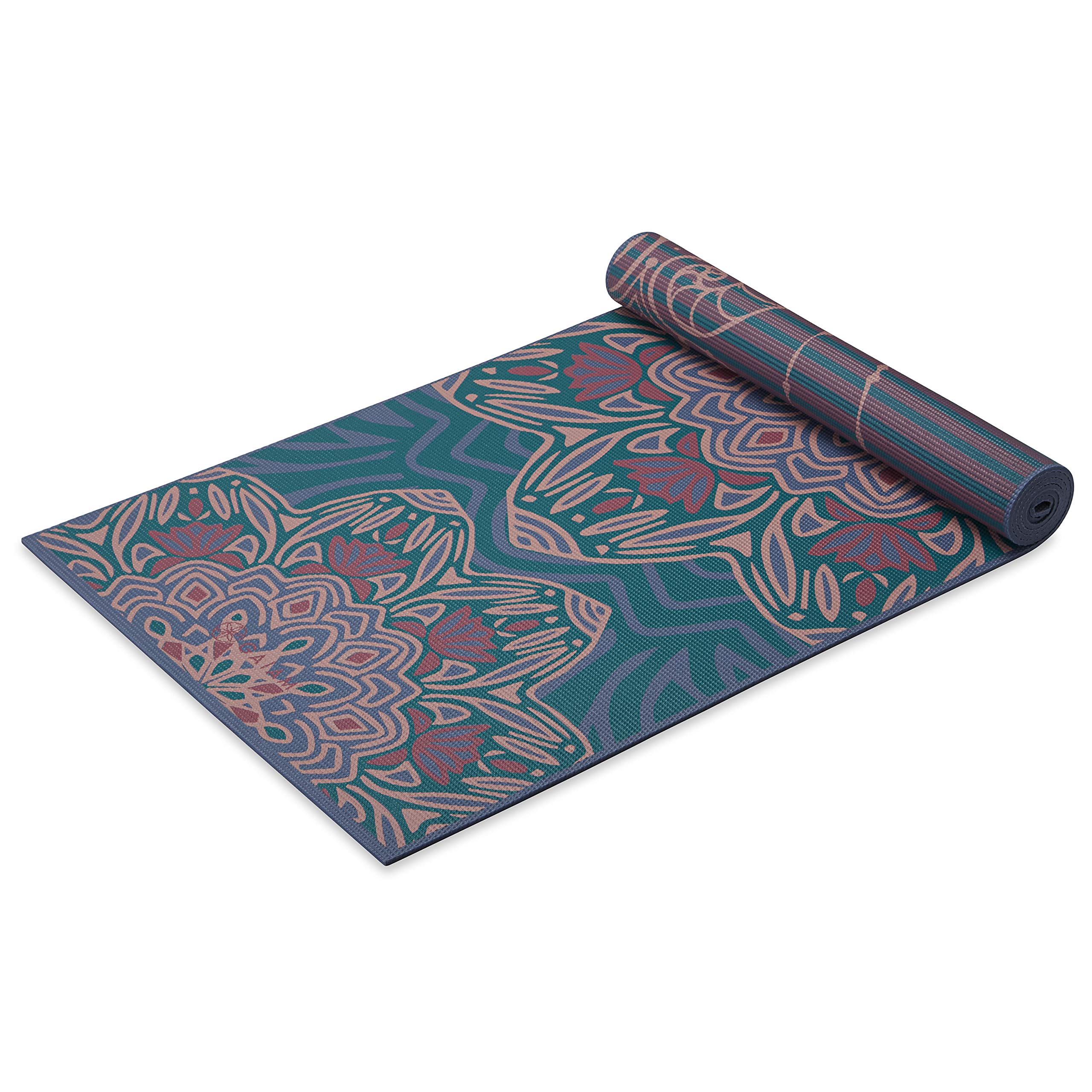 Gaiam Yoga Mat, Jade Salutation, 6mm - Gallery 4