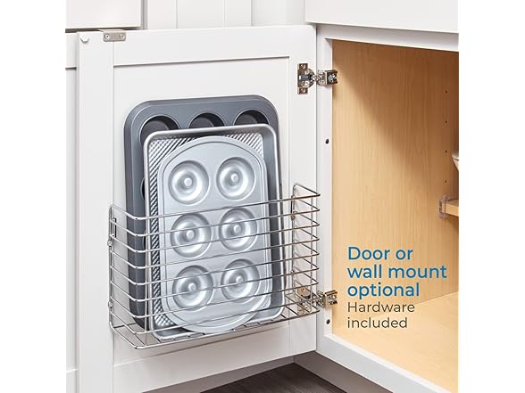 Metal Over the Cabinet Bakeware Organizer